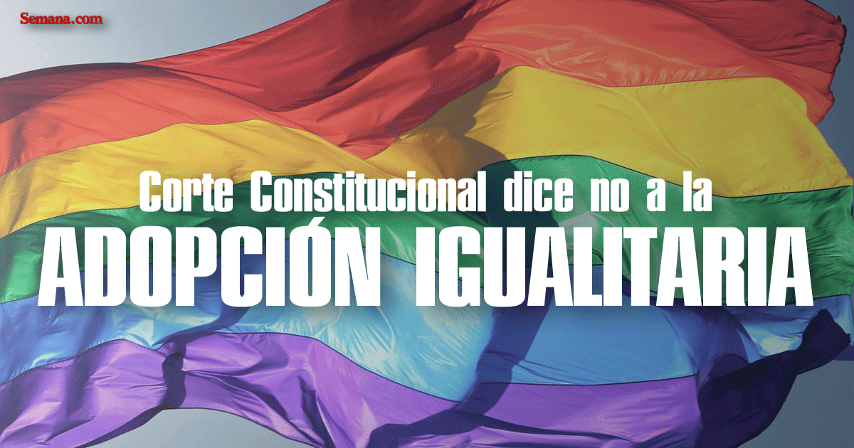 RevistaSemana's tweet photo. .@CConstitucional negó posibilidad de adopción a parejas del mismo sexo. Hay una excepción --> http://t.co/vcxhTV99cK http://t.co/oi3X0J919r