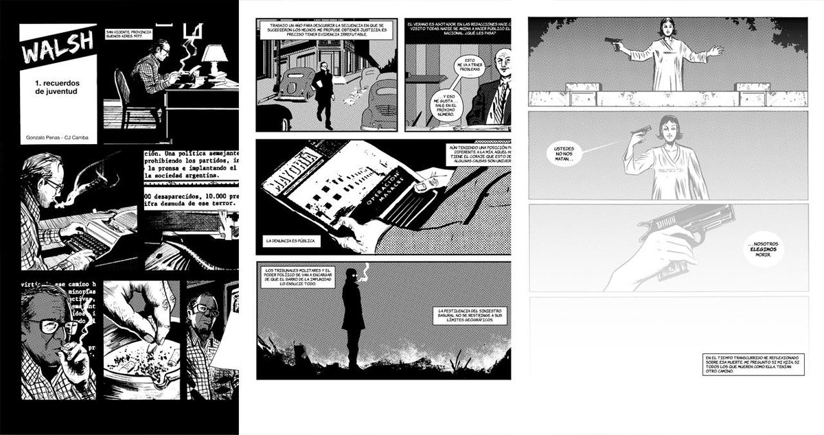 ¿Están siguiendo la historieta "RW" sobre Rodolfo Walsh de <a href="/CJ_Camba/">CJ Camba</a> y @gonzapenas? Serán 6 capítulos  <a href="/FDibujada/">Frecuencia Dibujada</a>