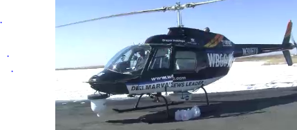 cbsnewspath's tweet photo. ICE TRAPS CHESAPEAKE BAY ISLANDERS #NPExpress WEDN313. WBOC chopper covers story & brings supplies to islanders. http://t.co/QdMsIuMNZB