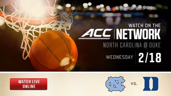 Stadium's tweet photo. Watch #UNCvsDUKE via @theACCDN! 
►Online: http://t.co/rbLBDWOqUE
►Cameron Crazies #CrazyCam: http://t.co/eP11UiGKLS http://t.co/hlHqnFdJv7