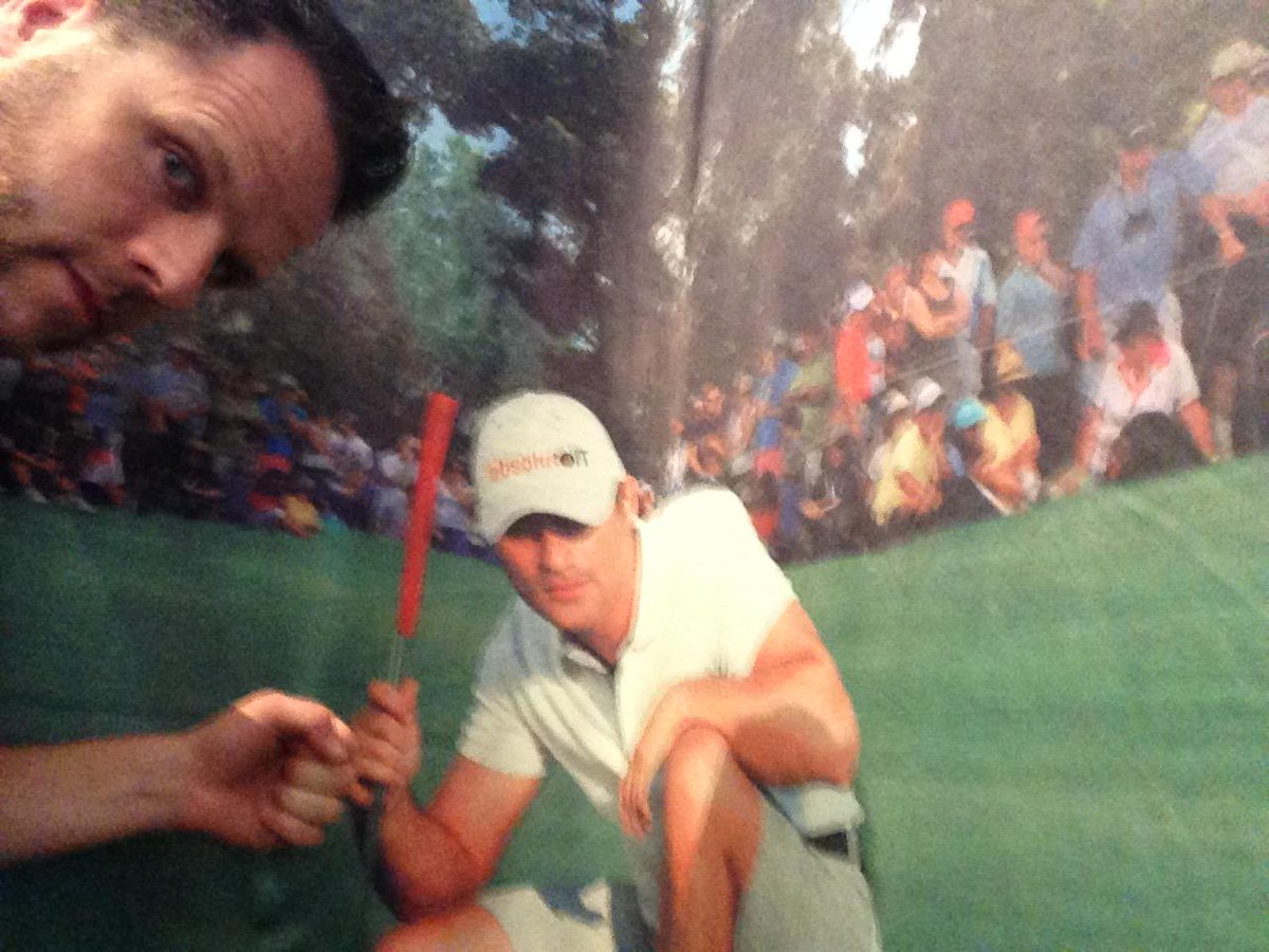 feather's tweet photo. Hanging at the #AbsoluteIT booth at #webstock. Only holed 1 putt :( http://t.co/sIc3LH8N6L