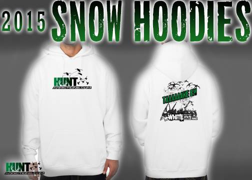 HuntAddictions's tweet image. The NEW 2015 Hunt Addictions Snow Goose Hoodie is HERE! Follow the link to order! #snowgeese 
huntaddictions.com/productlist.as…