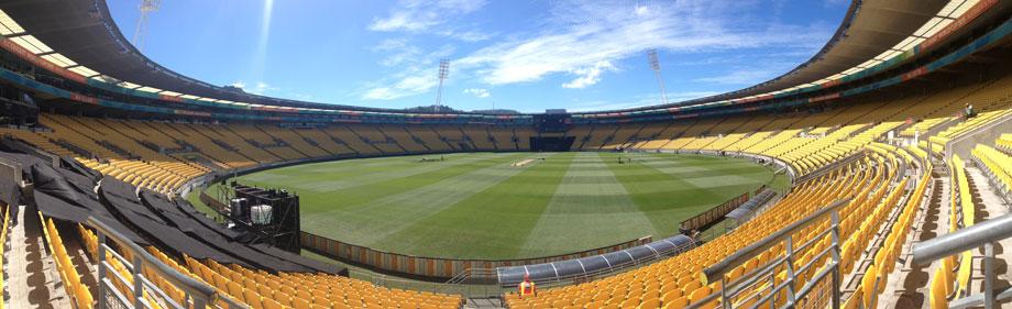 hnrystadium's tweet photo. We're dressed to impress for tomorrow's @BLACKCAPS vs @ECB_cricket match. 1st ball 2pm! #CWC15 http://t.co/JBCpQtcZFN http://t.co/2i7xH3Cjfa