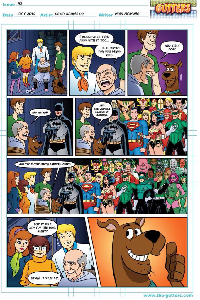 Breaking> Mystery Inc. outshines Justice League and the entire Green Lantern Corps. 
lol