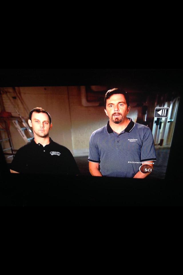 Alex_Payne15's tweet image. shoutout to my dad reppin #superdroidrobots on the science channel #AllAmericanMakers 👌
