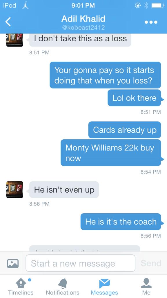 Nbawager2K's tweet photo. @kobeast2412 no one wager this scum bag doesn't even pay up nigga got ruby jordan got torched by a gold d rose #awful http://t.co/JWInSdkQ0v