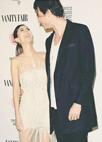 I love the way he looks at her! Happy birthday Victoria Justice! 