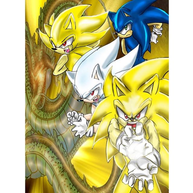 TemNoTrem's tweet photo. #Sonic #sonicthehedgehog #SuperSonic #GoldSonic #Goku #SSJ #SSJ3 #Sega #DreamCast #Anime #Animation #Manga #Funimatโฆ http://t.co/v0BGPvzj3T