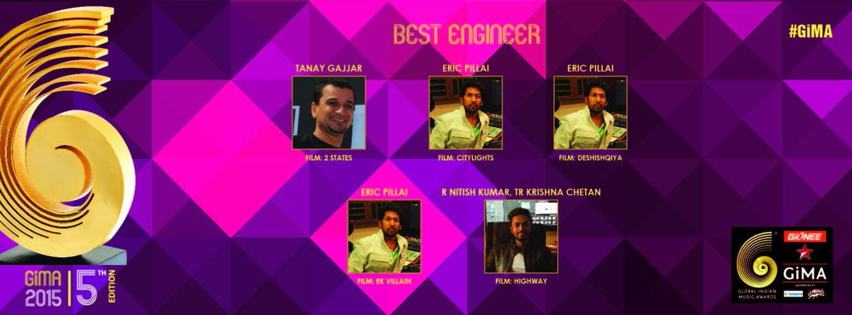 GIMA's tweet photo. Select your BEST MUSIC ENGINEER at @GiMAAwards 2015 with http://t.co/ydj0yrf15i- http://t.co/FxyXeZCo5t. http://t.co/D7Z0b3UxXq
