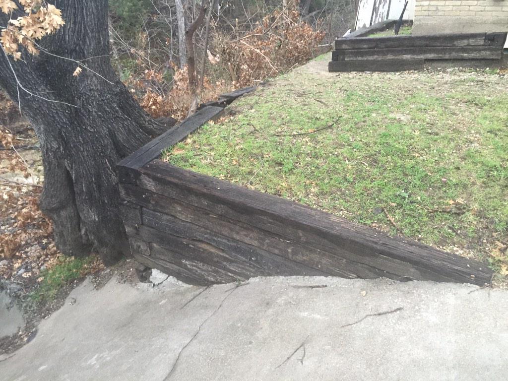 Spectra_PS's tweet image. Before pictures on a new retaining wall project by Spectra!