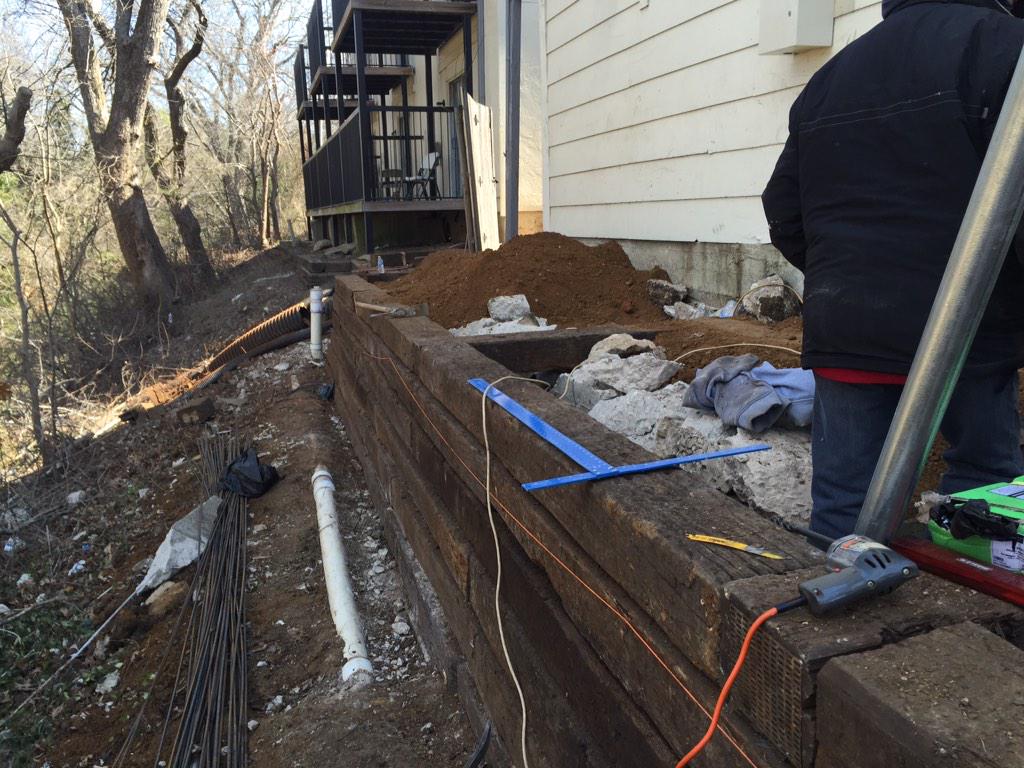 Spectra_PS's tweet image. Updated pictures on Spectra's retaining wall project!