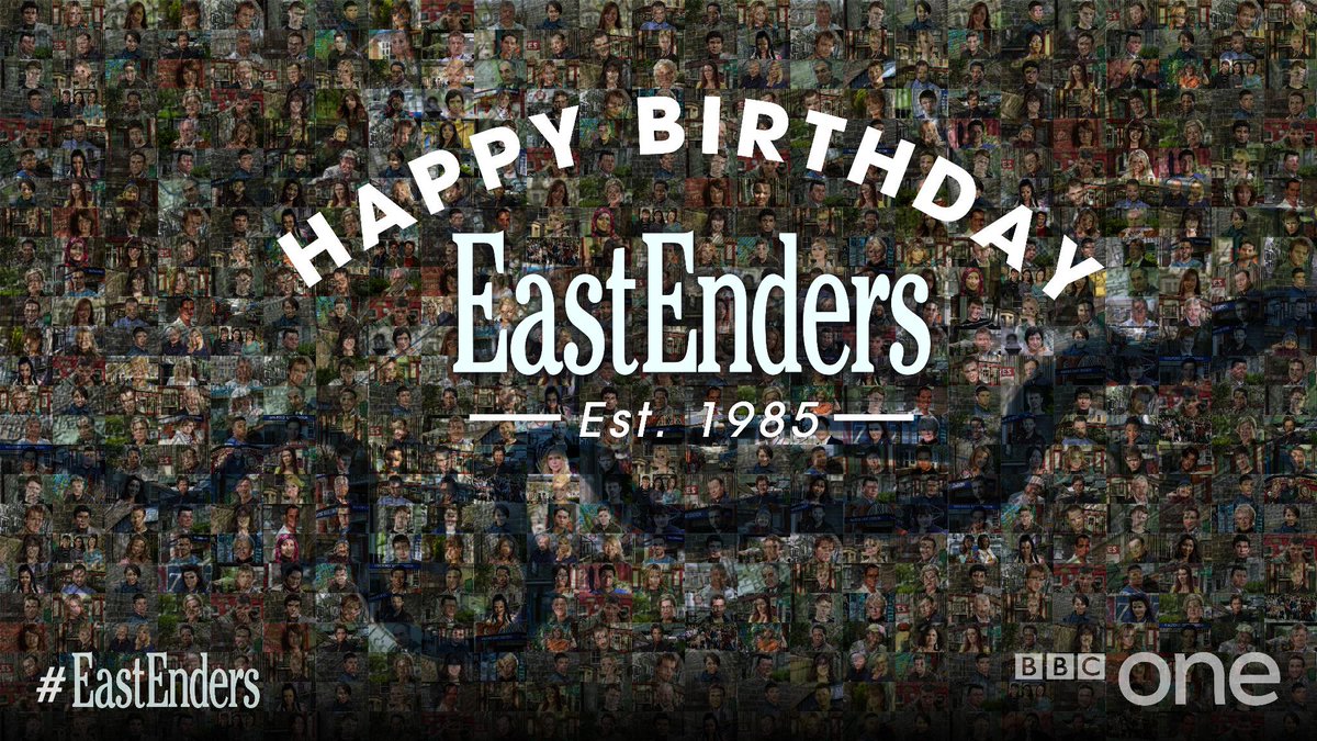 On 19th February 1985, the first #EastEnders was broadcast on @BBCOne. 30 years on, it's still going strong. #EELive