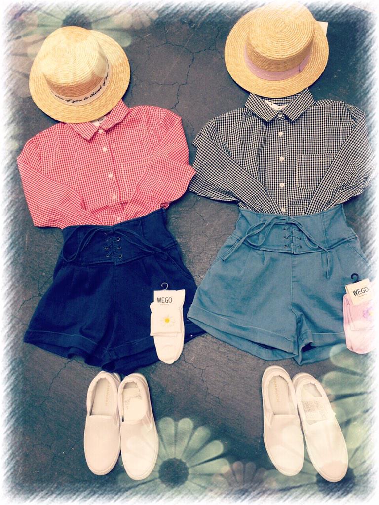 双子コーデはwego原宿竹下通り店