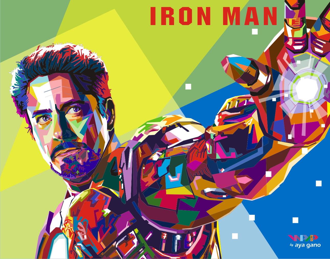 pop-art-iron-man