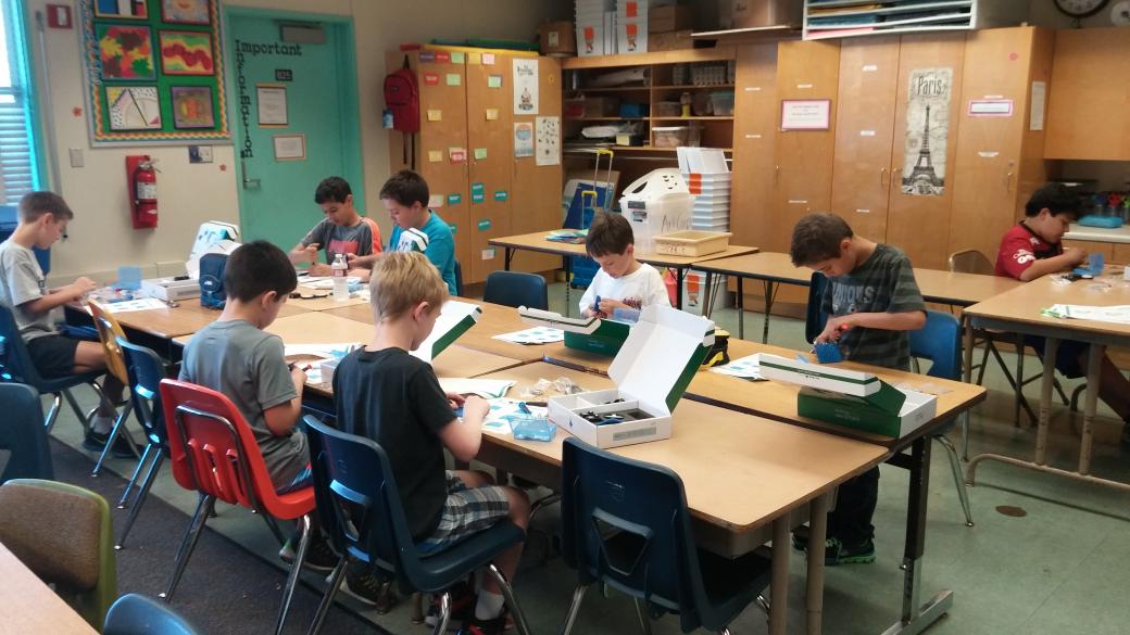 Robolinkinc's tweet image. Future robot stars at #Jerabek Elementary school in Poway participating #Robolink robotics program.