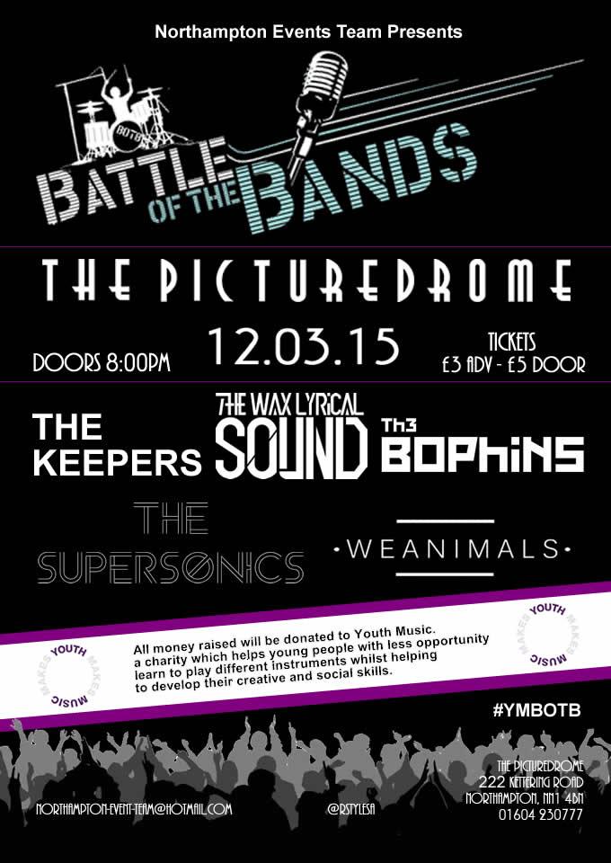WaxLyricalSound's tweet photo. Check out this event! @PicturedromeNN1 @WeAnimalsMusic @TheBophins @uksupersonics #theKeepers #YMBOTB #TWLS #TWLSLive http://t.co/JRAlyo1Hih