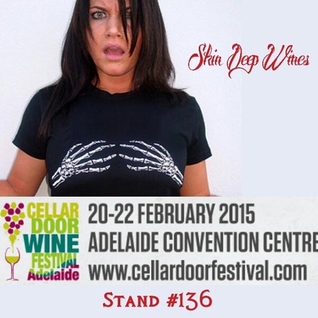 Free hugs at the Skin Deep Wines stand #findlovelost #wine #mclarenvale #cdwf15