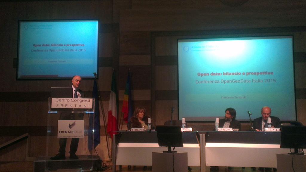 #opengeodata  <a href="/AgidGov/">AGID</a> Tortorelli: #opendata  e #trasparenza è il momento di accelerare e trovare nuovi stimoli.