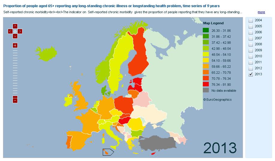 healthglobal's tweet photo. “@PHMRsection: Healthy Ageing in the EU - ECHI update on self-reported chronic morbidity 2013 @EU_Health #HEIDItool http://t.co/mtF18gEXmQ”
