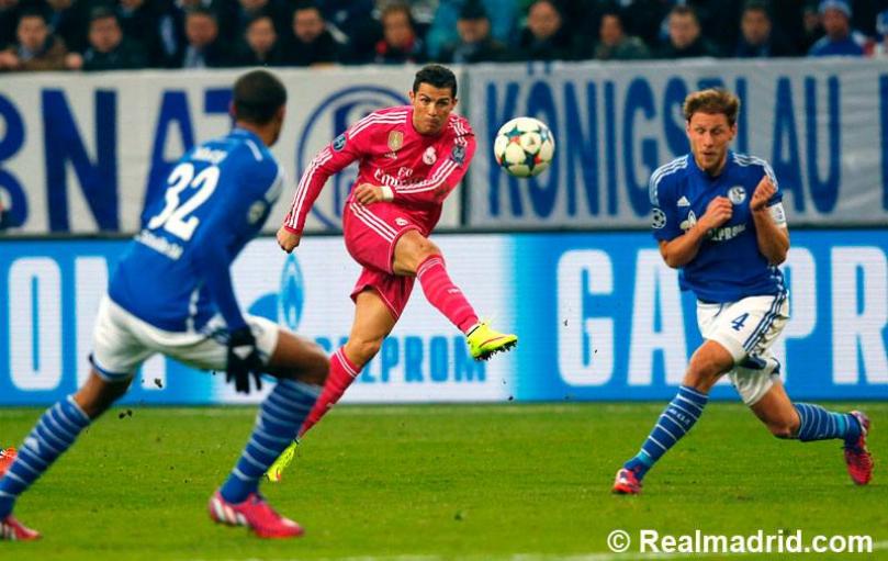 Cristiano's tweet image. The team has reached its goal. Another important win in the
competition. #halamadrid #UCL sportlobster.com/post/517240/th…