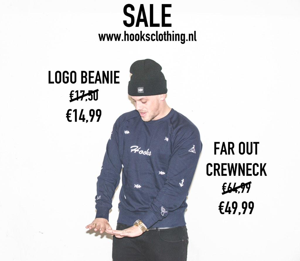 SALE
hooksclothing.nl
- geen verzendkosten
- vóór 17:00 besteld, morgen in huis