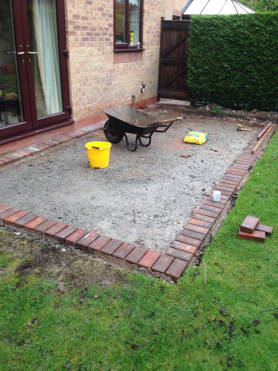 verdantestates's tweet image. New patio for Cheshire client. #gardening #landscape
