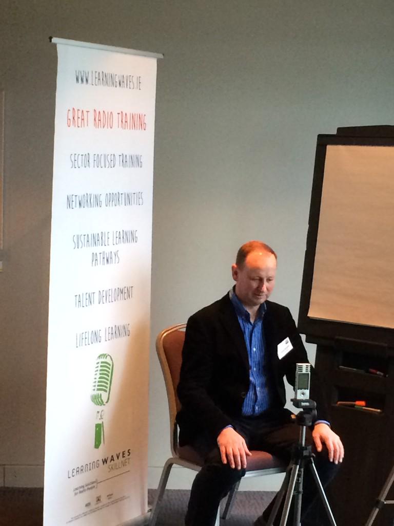 LearningWaves's tweet photo. And we are off #changingradio with @CoreKnowledge @Lorcankinsella http://t.co/Zna48En8A5