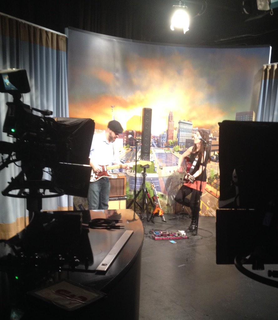 sammyawards's tweet photo. GoldenNovak duo @JessRock87 @NewsChannel9 #SammySpotlight @BridgeStreetTV livelink 10-11am http://t.co/z0LwYbI5RY http://t.co/B0qmABC8fb