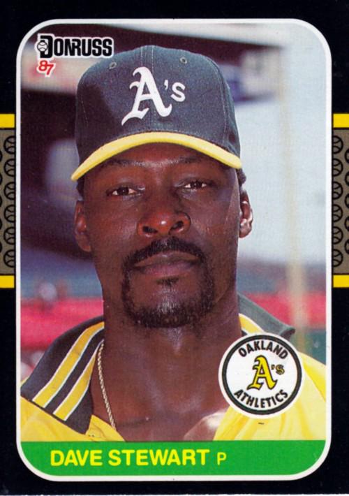 Happy birthday to Dave Stewart (2/19/57), who won 20 games for Oakland in 1987, tied for most in the AL. 