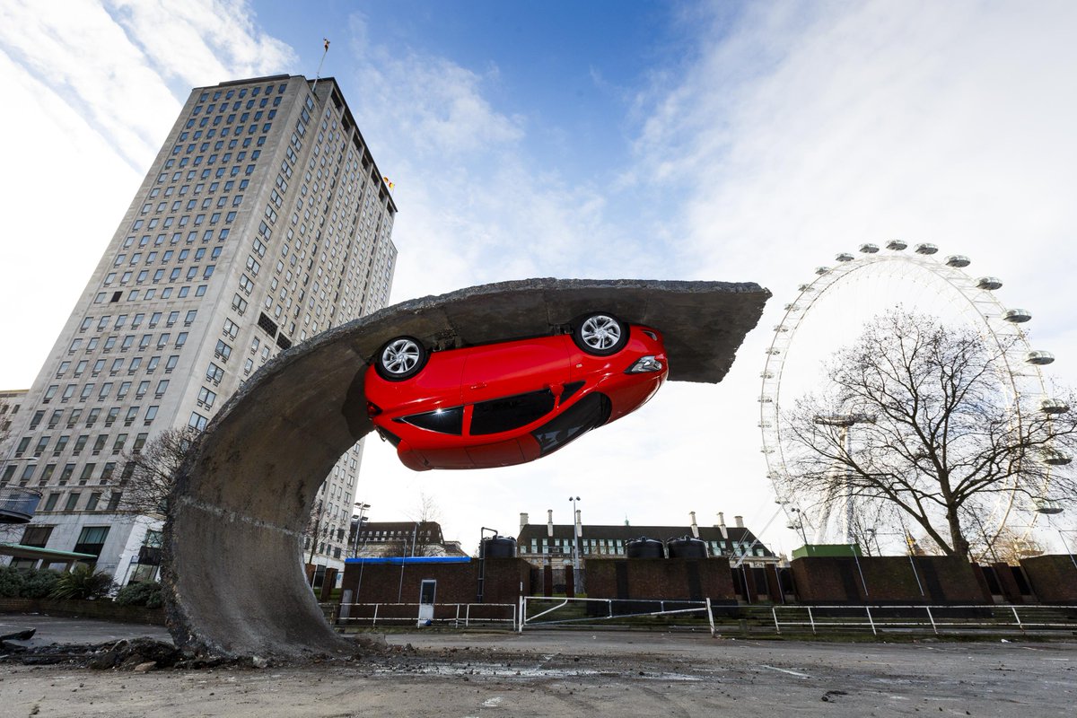 Metro (@metrouk) on Twitter photo There's an upside down <a href="/Vauxhall/">Vauxhall</a> parked at London's <a href="/southbankcentre/">Southbank Centre</a> ow.ly/JjdSf  #ChinneckCorsa There's an upside down <a href="/Vauxhall/">Vauxhall</a> parked at London's <a href="/southbankcentre/">Southbank Centre</a> ow.ly/JjdSf  #ChinneckCorsa