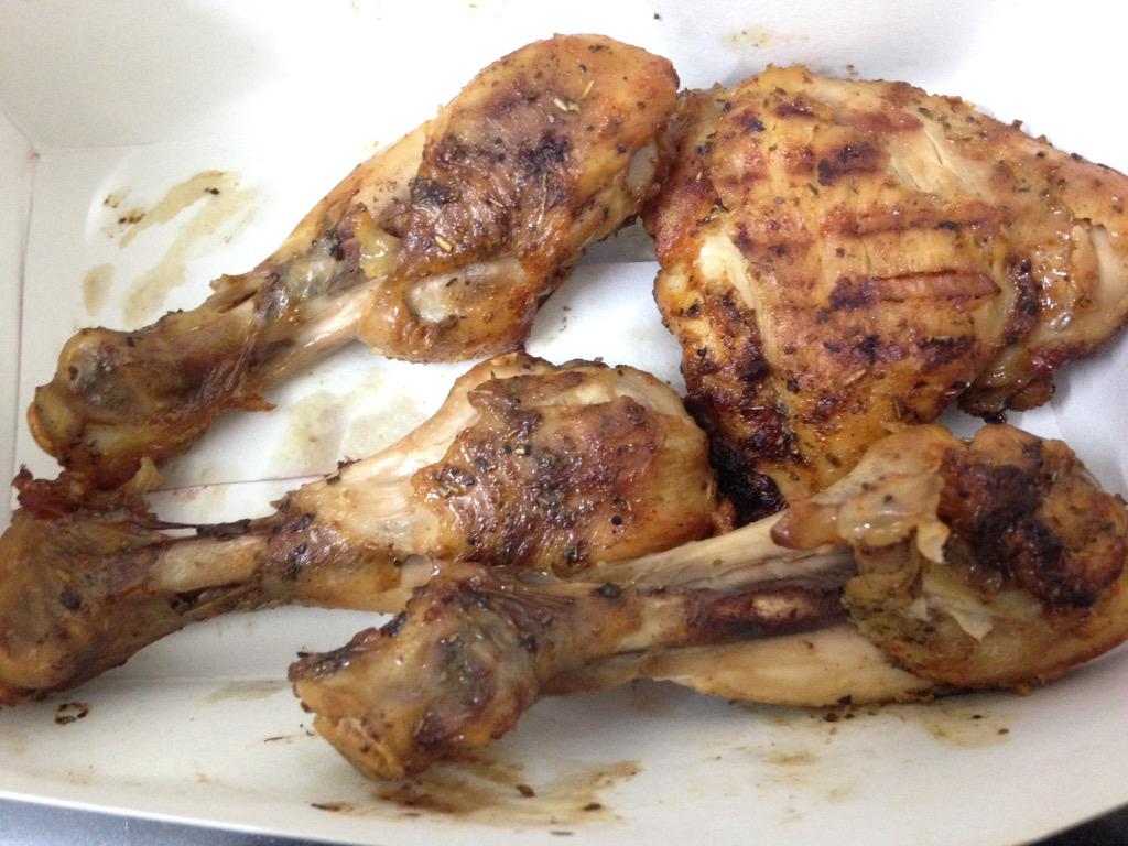 JoyFAbraham's tweet photo. @KFC_India Bought #FieryGrill recently and check the quality of the chicken...quality of chicken going gown #KFC http://t.co/B2JorzDwR3