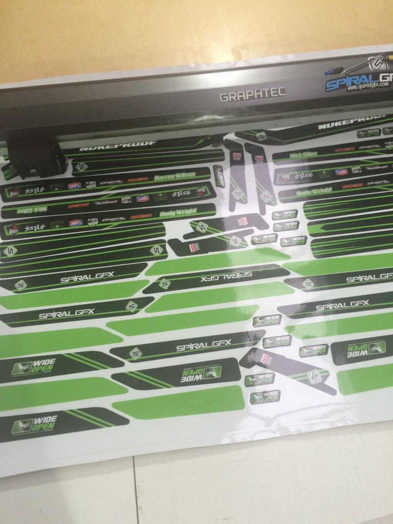 Latest team kit hot off the printer, #wideopen downhill mtb.