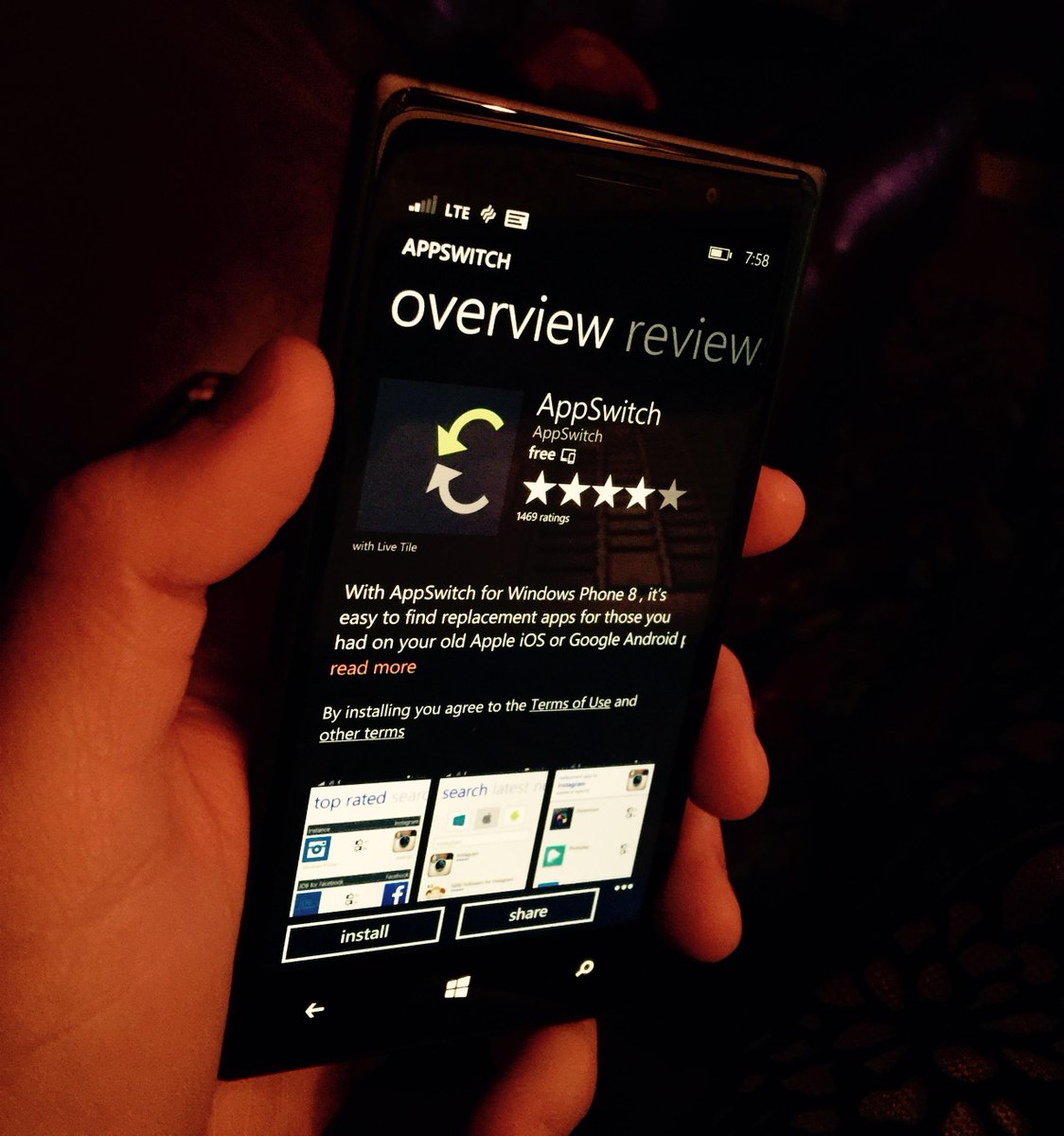 jakecbaum's tweet photo. Using #AppSwitch, it's easy to find replacement apps on your new Lumia device! #LumiaSwitch #TeamJake http://t.co/ZjxSwKZCXc