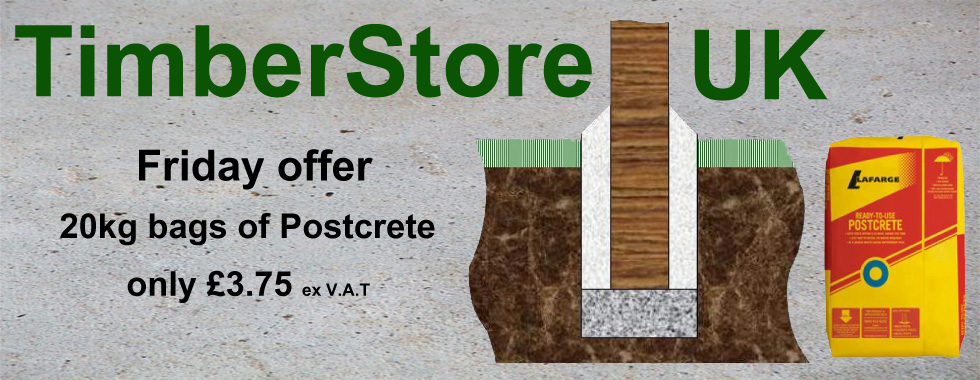 TimberStoreVic's tweet image. Look out for the #FridayOffer tomorrow only in store #fencing #postcrete  #trade #gardening #landscape #cornwall