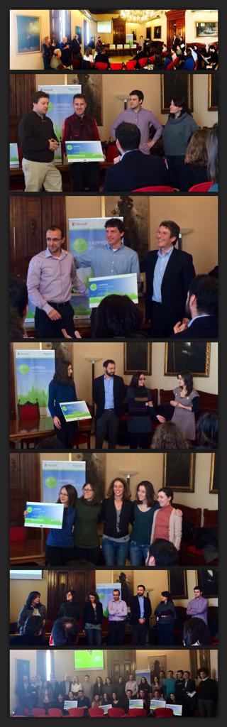 JoaquimAlvarez's tweet photo. Entrega de premios #hackathon @SchneiderElec @Microsoft #Efficientapp #Apps4BcnPRO http://t.co/rvBOD1VUfa
