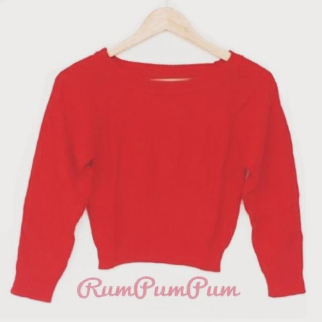 The Red Sweater | All size; soft knitted; IDR 55k #sweatermurah #sweaterimlek #imlekoutfit #sweatermerah #imlek