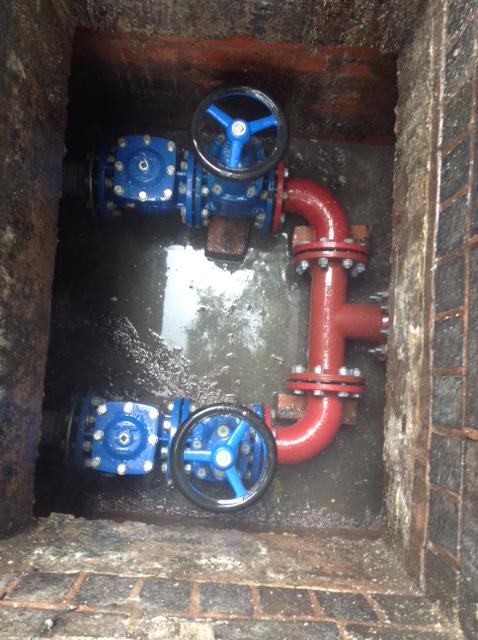 A couple of examples of steel pipework jobs, carried out this year on adoptable stations.