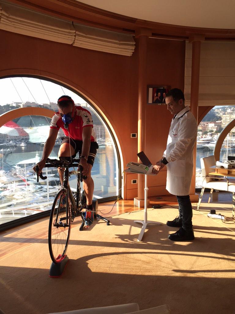 Start of the day here in #Monaco #Ferraritrainingcamp