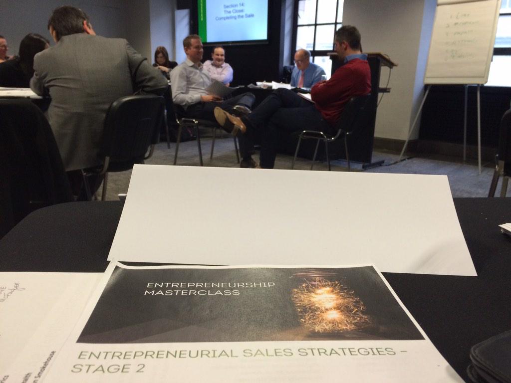 Steph_Dimitsas's tweet image. Some &quot;Closing the Sale&quot; role play with Harvard&apos;s Howard Anderson at the #SalesMasterclass learning winning techniques