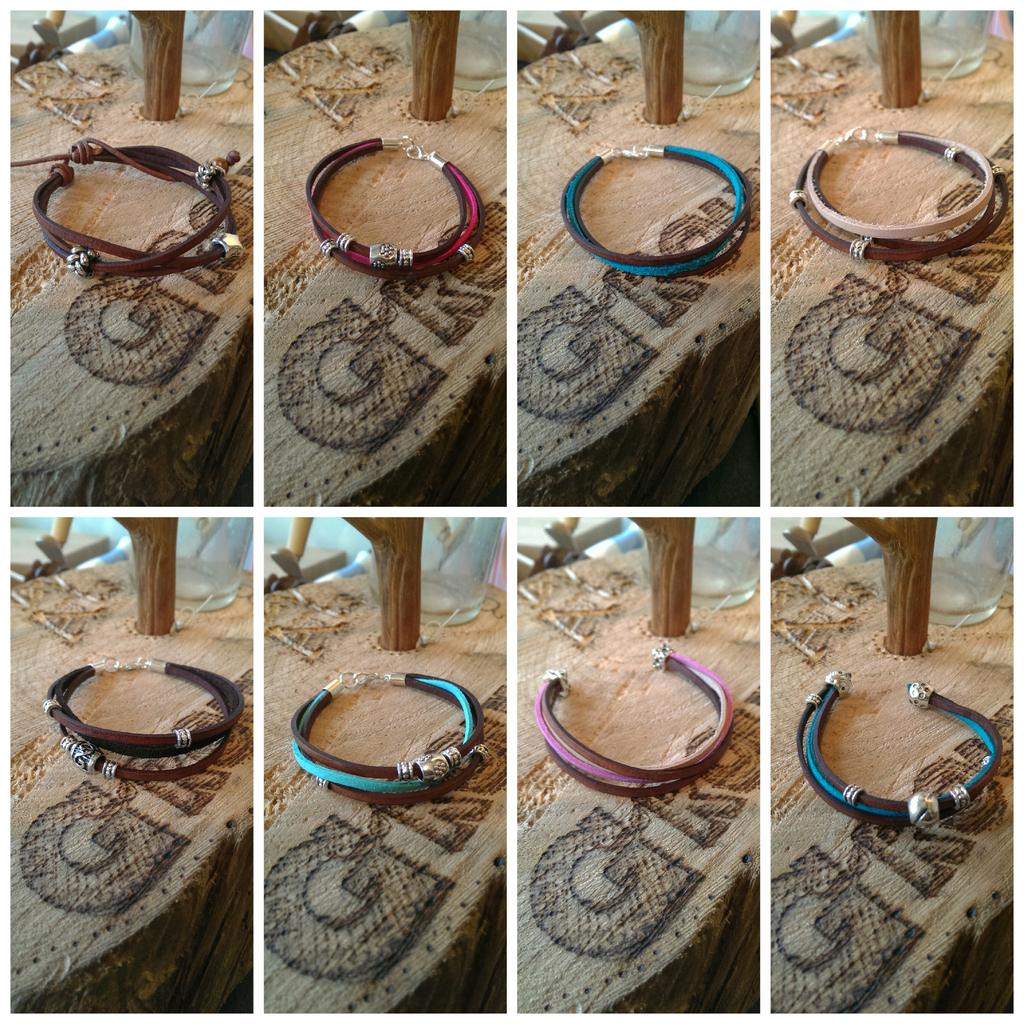 VandVArts's tweet photo. My new designs! Genuine leather and Tibetan silver bracelets.
Online store coming soon! #handmade #bracelets #design http://t.co/rHNiKUyphQ