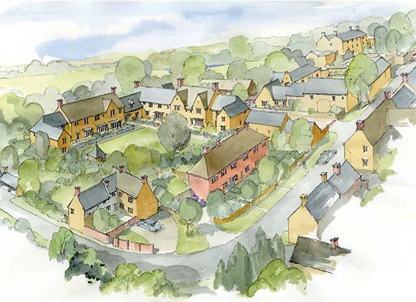 Plans for a courtyard of 9 retirement cottages were well received at our recent Priors Marston public consultation.