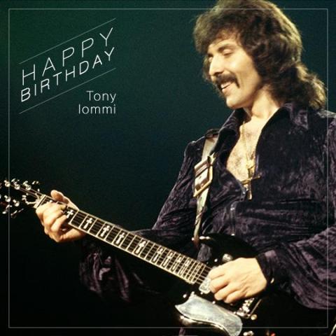 Happy Birthday to the Lord of Riffs, Tony Iommi 