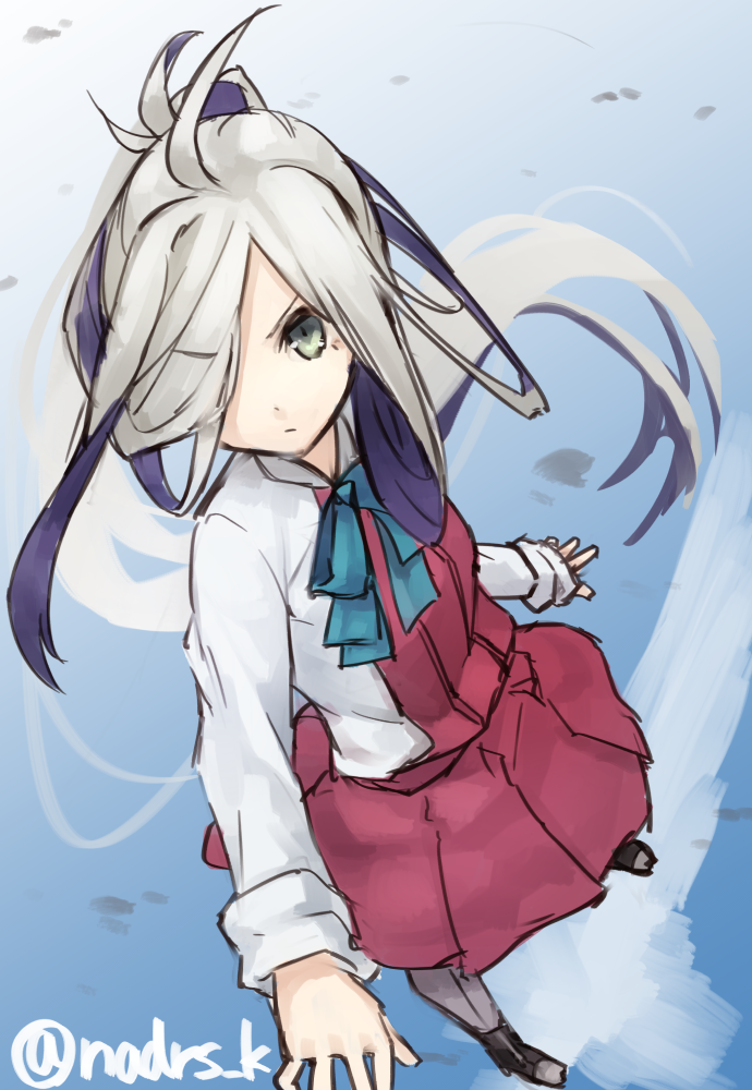 朝霜(艦これ) 「お願い来て朝霜 #艦これ版深夜の真剣お絵描き60分一本勝負 」|なずなっくのイラスト