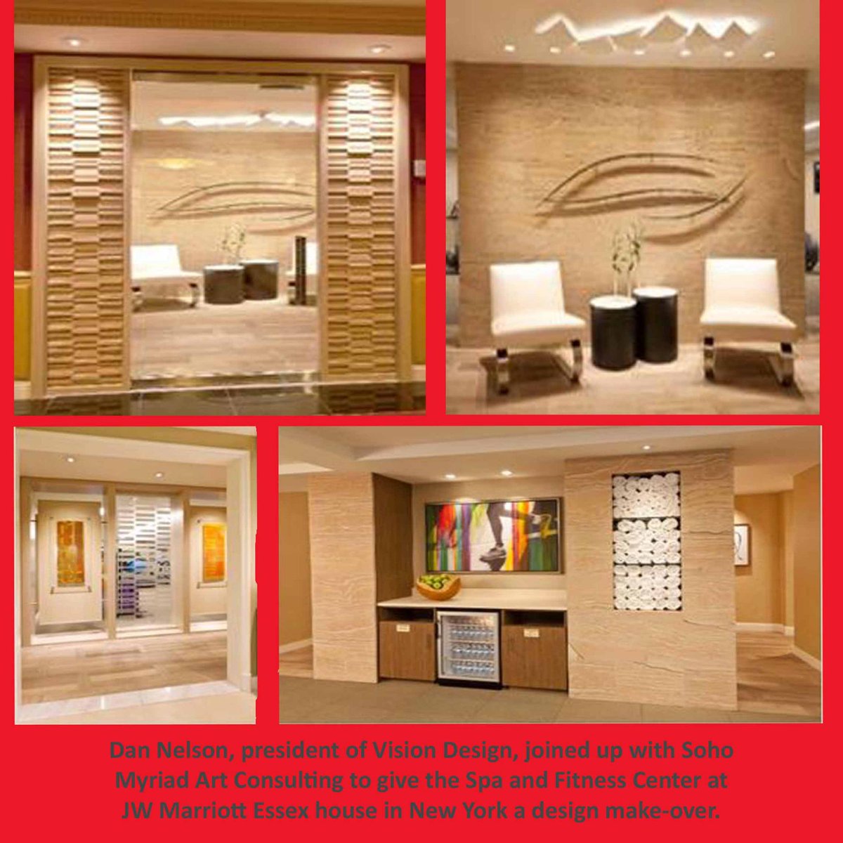 _SohoMyriad's tweet image. @_SohoMyriad partners with Vision Design on the @JWMarriott Essex House in New York.  #dannelson #visiondesign #art