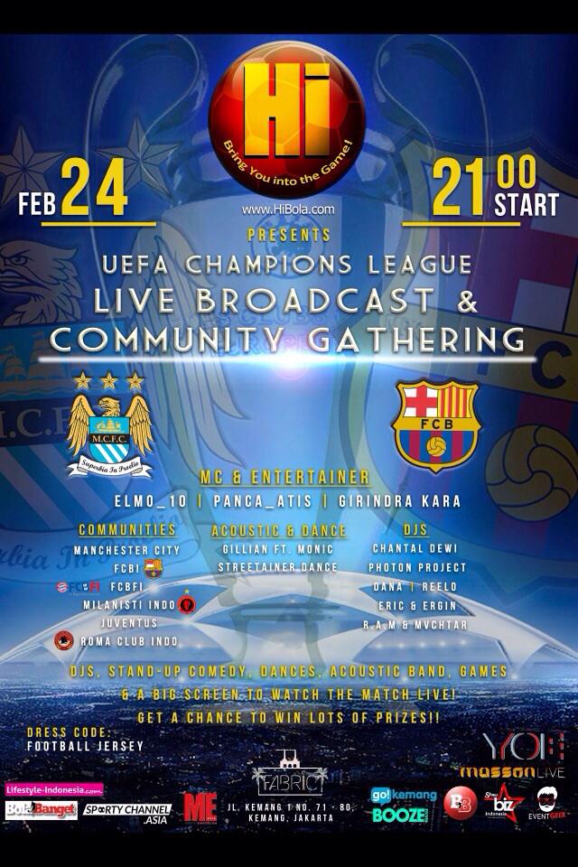 SportyChannel1's tweet photo. ShowbizLovers yg suka bola ada event seru akan ada FDJ @Chantal_Dewi @girindrakara @panca_atis @Elmo_Ten #HibolaEvent http://t.co/6U4WcFJjNn