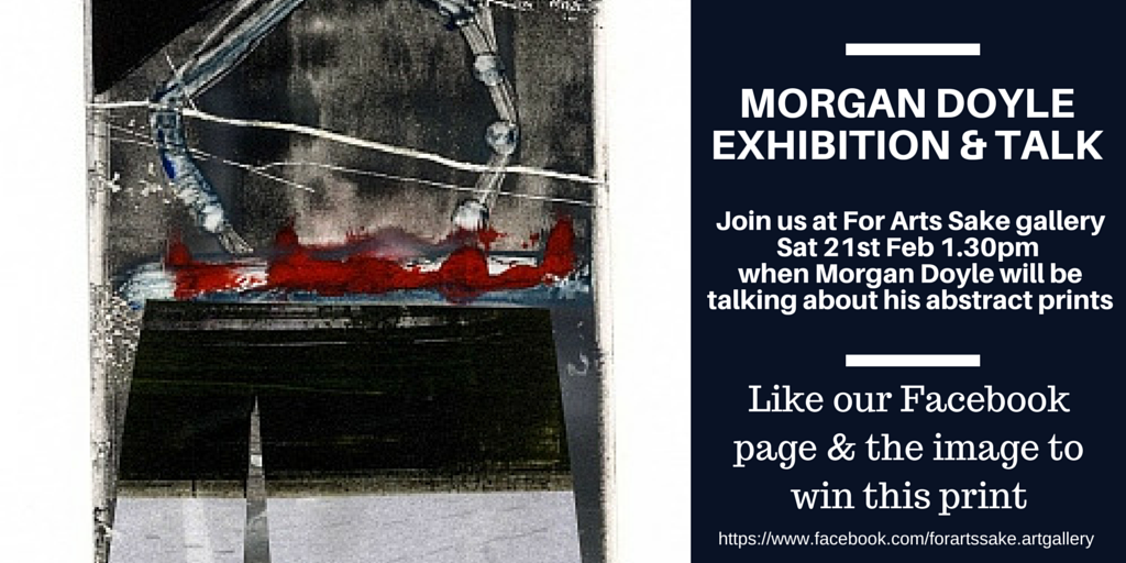 ForArtsSakeUK's tweet photo. Please retweet if you know people who would be interested in this talk by renowned printmaker Morgan Doyle Sat 1.30pm http://t.co/DYwQq4HuWh
