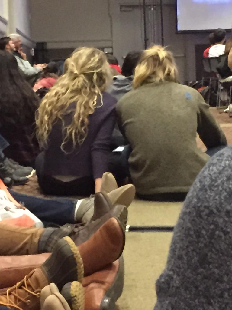 uga_buns's tweet photo. Relationship goals: getting dating advice from @UGAWesley while having hair in matching buns. http://t.co/K7TXkKwRVL
