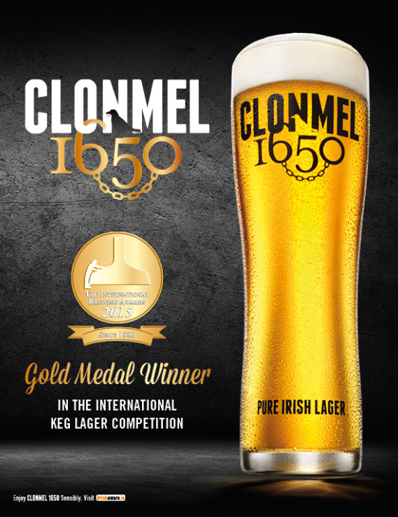themomentblog's tweet photo. Well done to @Clonmel1650 on taking gold at the International Brewing Awards @Hosp_ReviewNI http://t.co/V2JfogRcH4