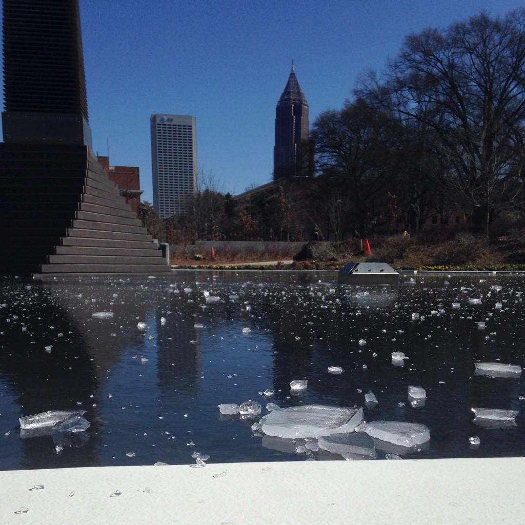 It's colder on our campus today than it is in Alaska and *Iceland*
