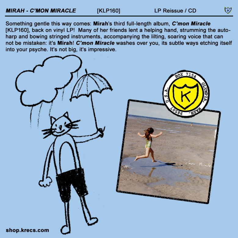 mirahmusic's tweet photo. “@K_recs: C'Mon Mircale by @mirahmusic is a #KEssential, available NOW on vinyl LP! http://t.co/C6PkJHHN8e http://t.co/FXsLXSt8tP”